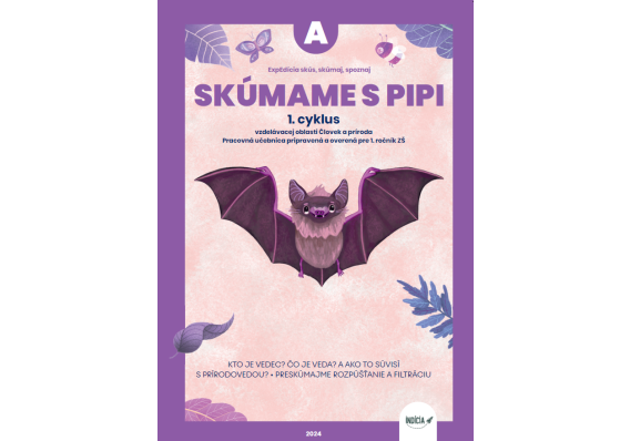 ExpEdícia - Skúmame s PIPI, pracovná učebnica A  Obalka Prirodoveda A na web